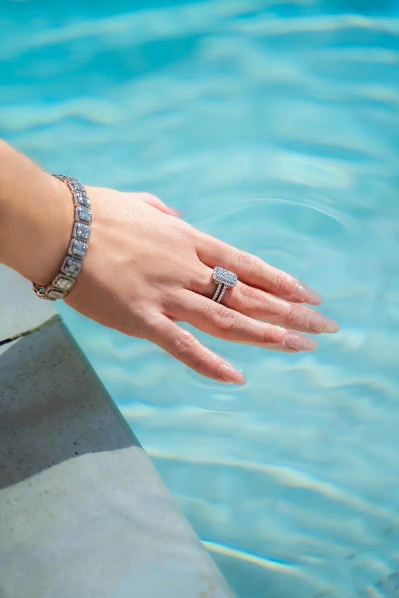 Luxury jewelry product photography