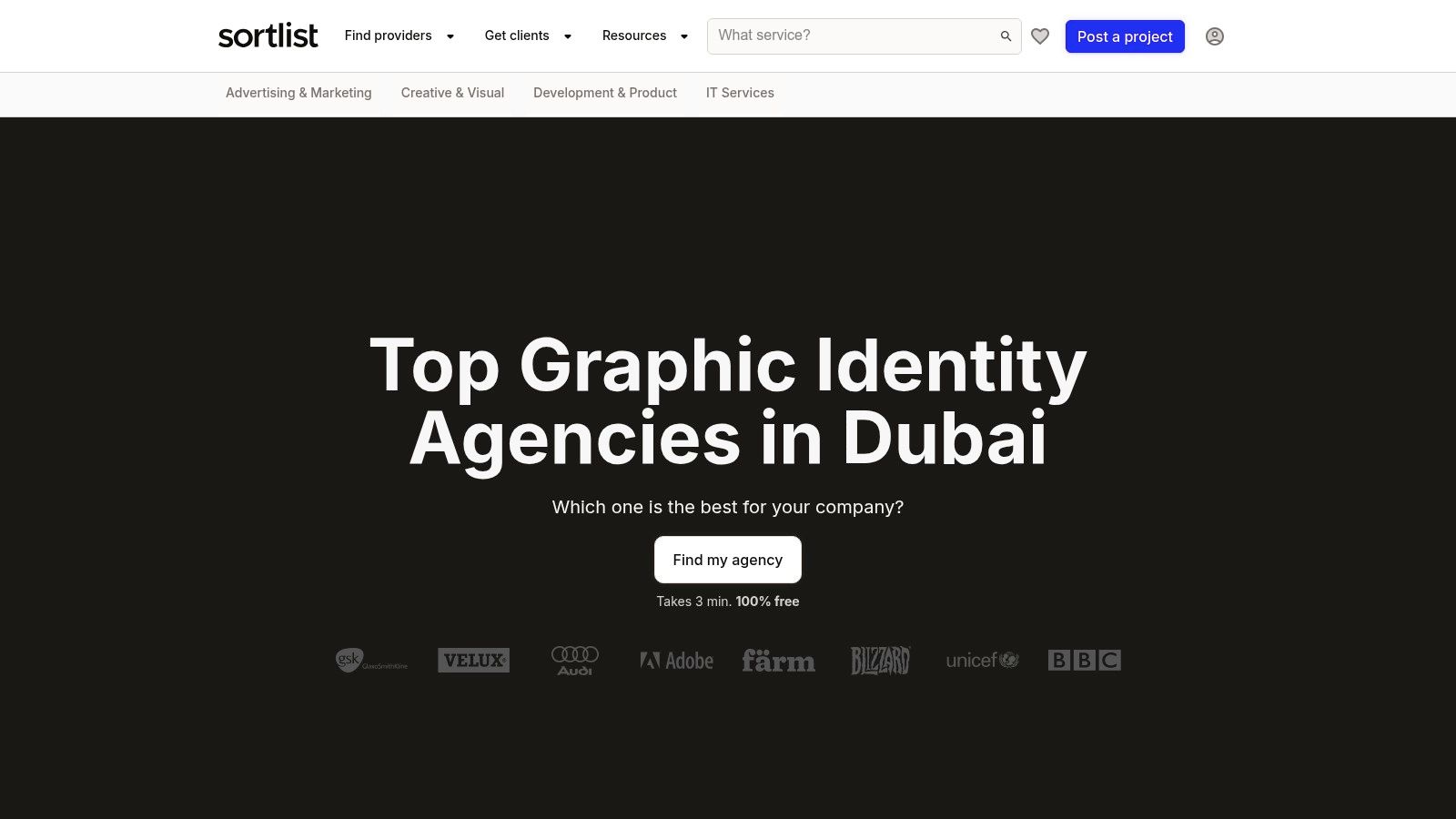 Sortlist – Graphic Design/Graphic Identity Agencies in Dubai