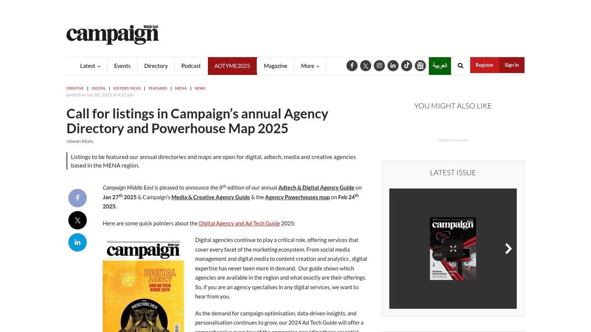 Campaign Middle East